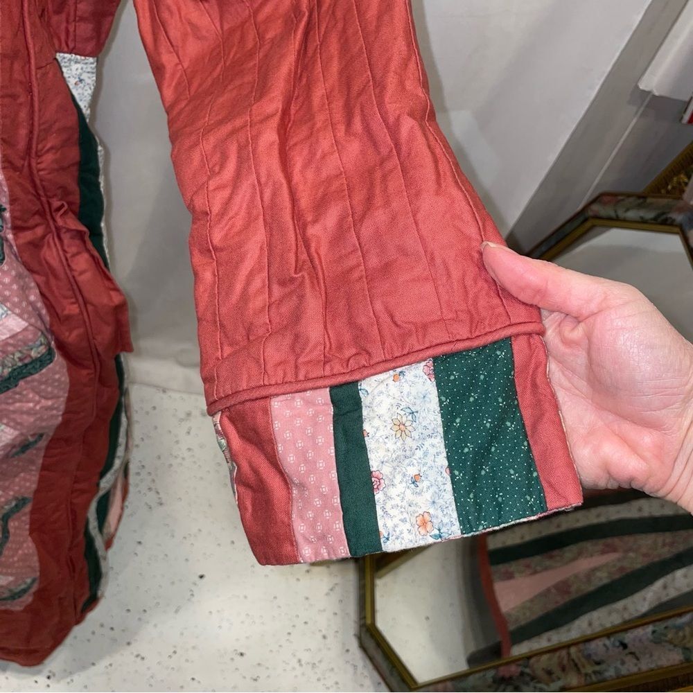 Hand Crafted Multicolor Quilted Robe - Picture 11 of 13